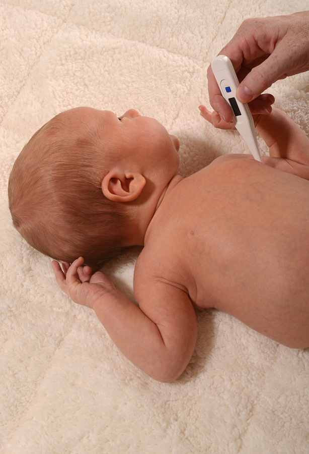 Infant Fever Chart Underarm
