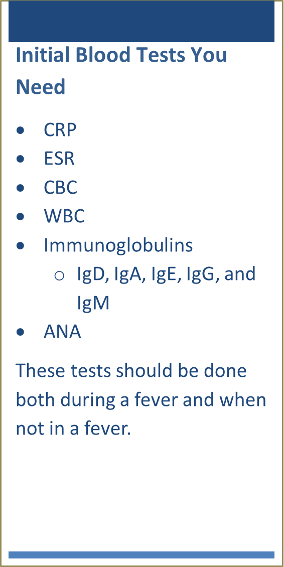 My Child Or I Keep Getting Fevers What Do I Do Systemic Autoinflammatory Disease Said Support